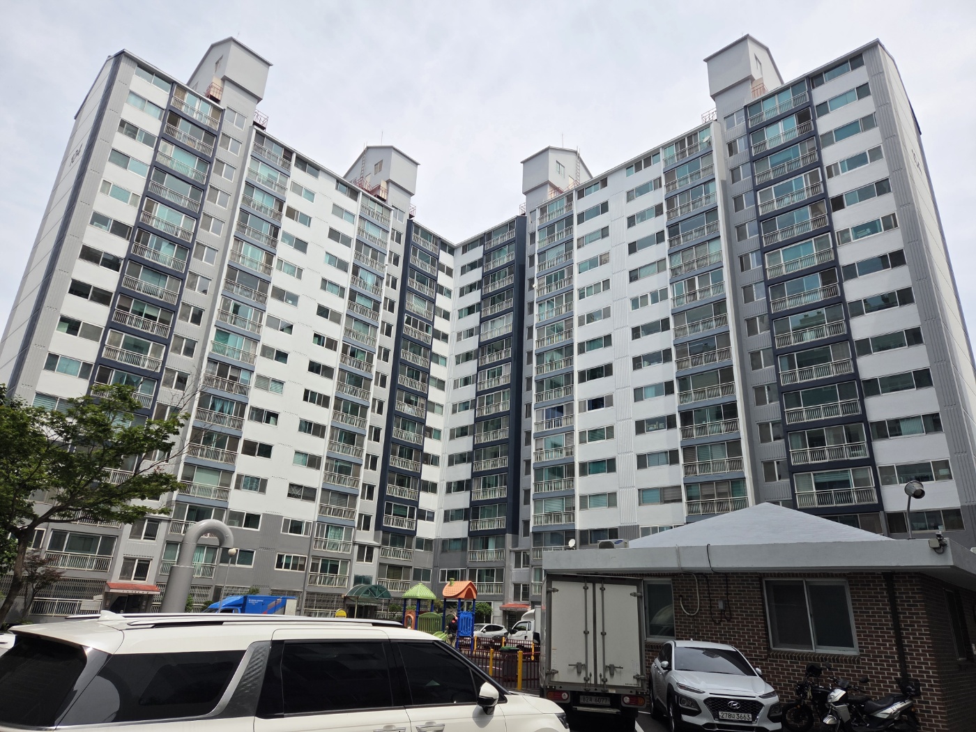 함양한주아파트 균열보수 및 재도장, 옥상방수 공사