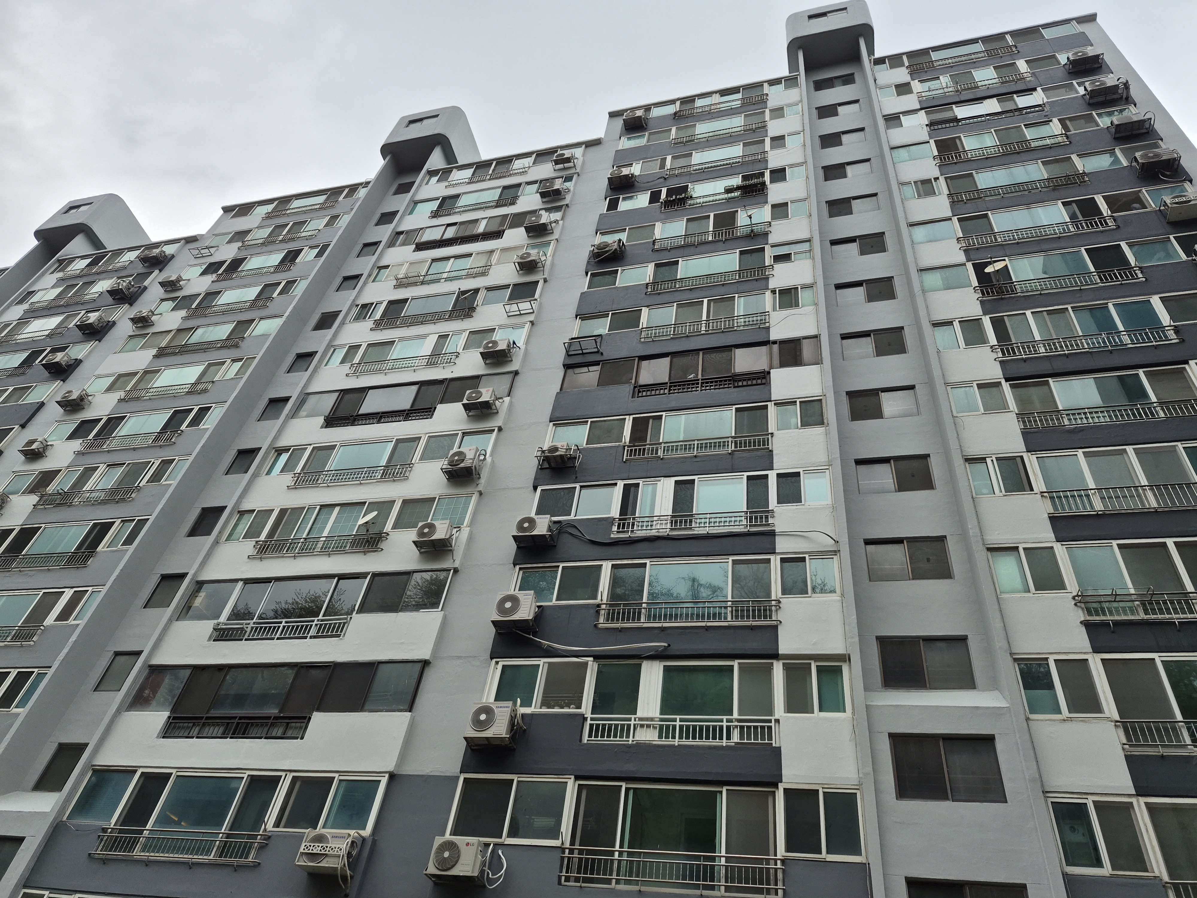 부산 벽산한성기린아파트 내외부 도장 및 균열보수 , 차선도색
